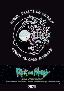 Front cover_Rick and Morty 2020 Weekly Planner