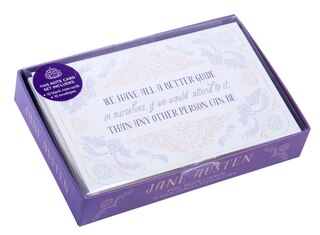 Front cover_Jane Austen Foil Note Cards