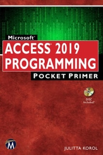 Front cover_Microsoft Access 2019 Programming Pocket Primer