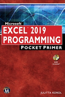 Front cover_Microsoft Excel 2019 Programming Pocket Primer