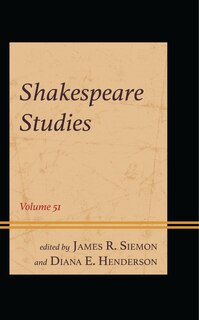 Front cover_Shakespeare Studies