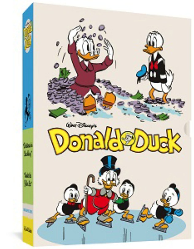 Front cover_Walt Disney's Donald Duck Gift Box Set Christmas in Duckburg & Under the Polar Ice