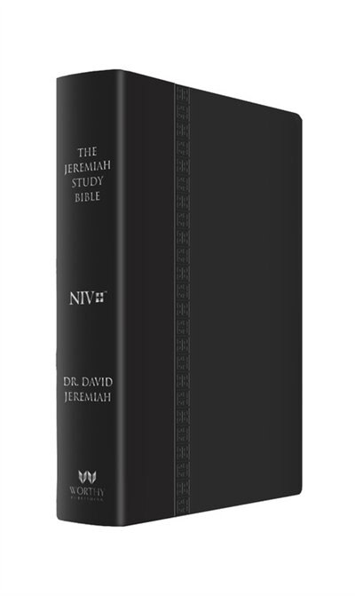 Front cover_The Jeremiah Study Bible, NIV (Large Print Edition, Black w/ Burnished Edges) Leatherluxe