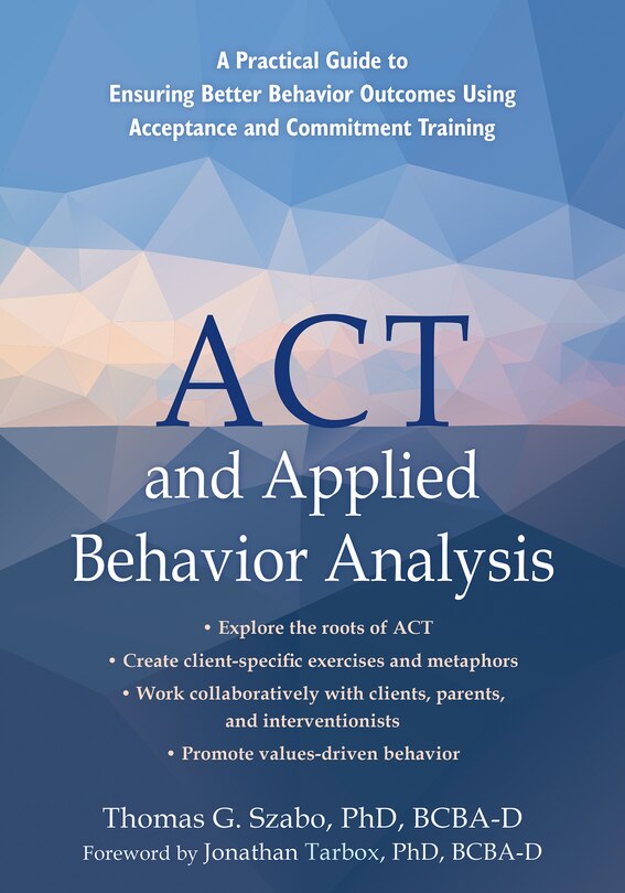 Front cover_Act And Applied Behavior Analysis