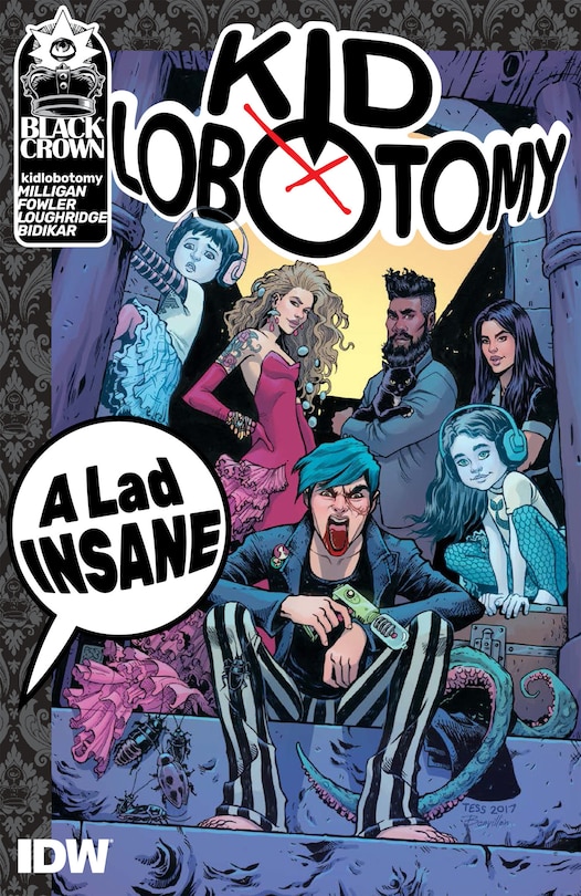 Front cover_Kid Lobotomy, Vol. 1: A Lad Insane