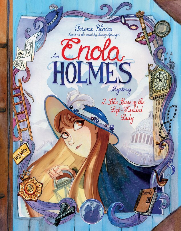 Front cover_Enola Holmes: The Case Of The Left-handed Lady