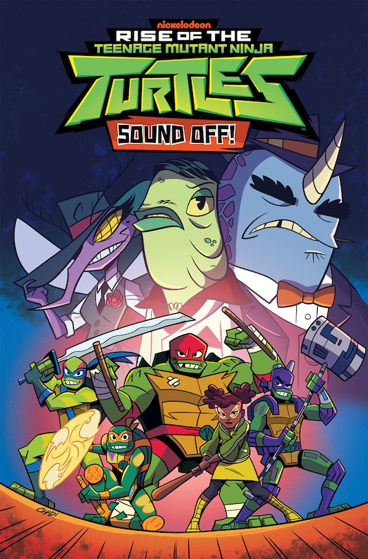 Front cover_Rise Of The Teenage Mutant Ninja Turtles: Sound Off!