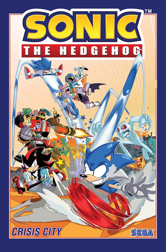 Front cover_Sonic The Hedgehog, Vol. 5: Crisis City