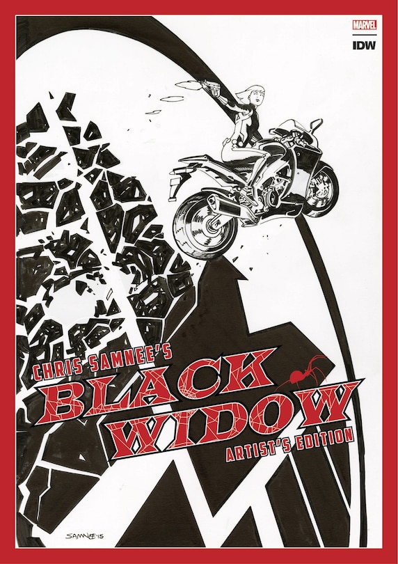 Front cover_Chris Samnee's Black Widow Artist's Edition