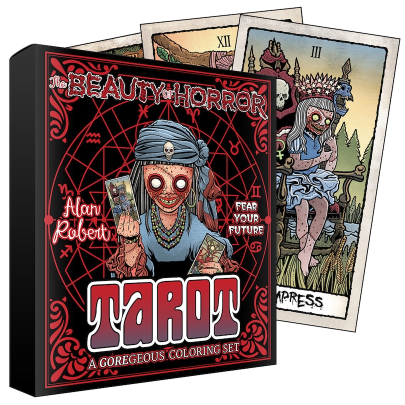 Couverture_The Beauty Of Horror: Fear Your Future Tarot Deck