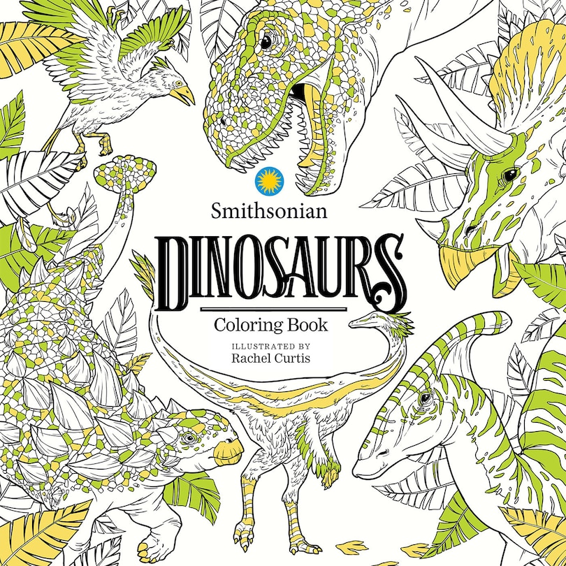 Front cover_Dinosaurs: A Smithsonian Coloring Book