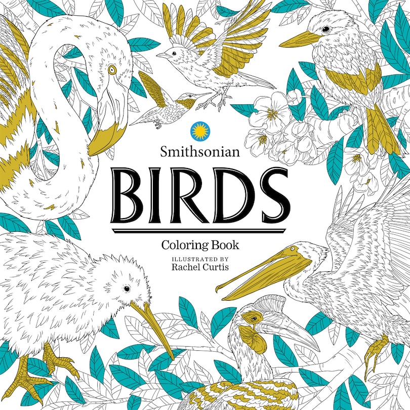 Front cover_Birds: A Smithsonian Coloring Book
