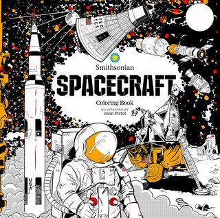 Front cover_Spacecraft: A Smithsonian Coloring Book