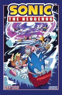 Front cover_Sonic The Hedgehog, Vol. 10: Test Run!