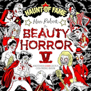 Front cover_The Beauty Of Horror 5: Haunt Of Fame Coloring Book