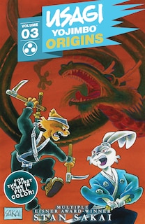 Front cover_Usagi Yojimbo Origins, Vol. 3: The Dragon Bellow Conspiracy