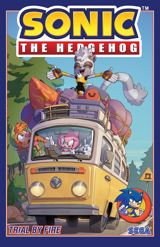 Front cover_Sonic The Hedgehog, Vol. 12: Trial By Fire
