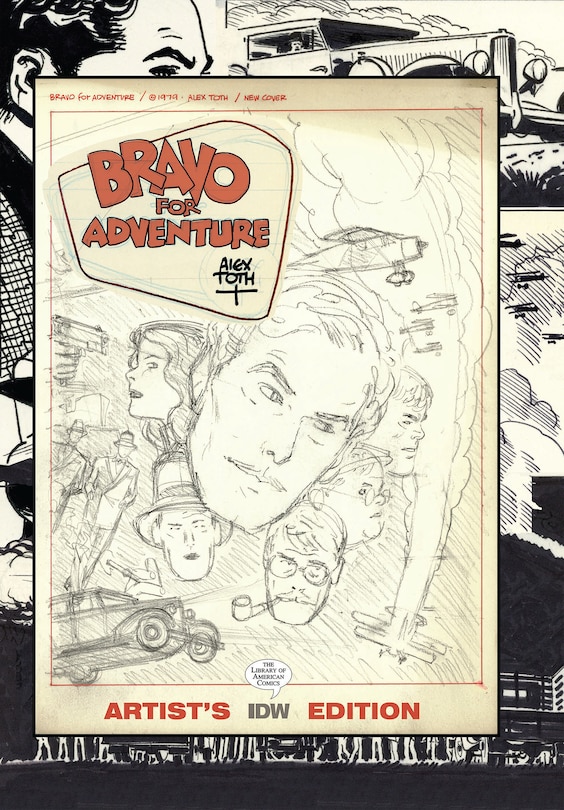 Front cover_Bravo For Adventure: Alex Toth Artist's Edition