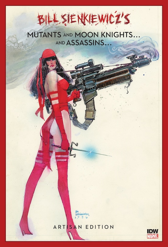 Front cover_Bill Sienkiewicz's Mutants and Moon Knights and Assassins Artisan Edition