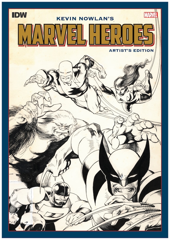 Front cover_Kevin Nowlan's Marvel Heroes Artist's Edition