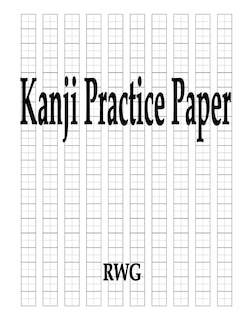 Front cover_Kanji Practice Paper