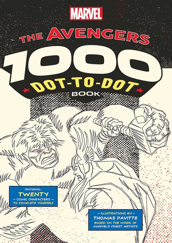 Front cover_Marvel: The Avengers 1000 Dot-to-Dot Book