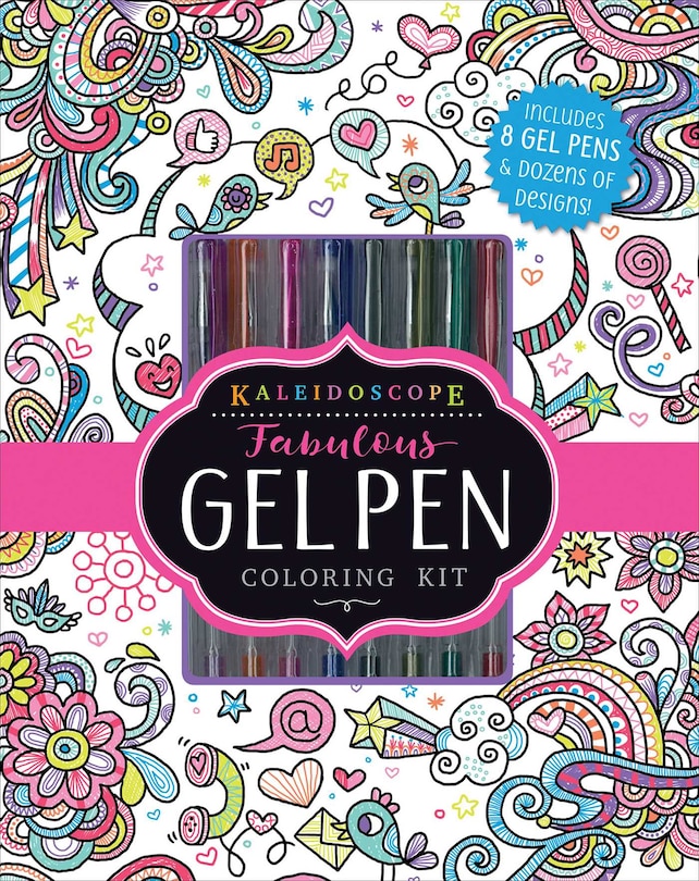 Couverture_Kaleidoscope: Fabulous Gel Pen Coloring Kit