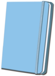 Front cover_Sky Blue Satin Journal