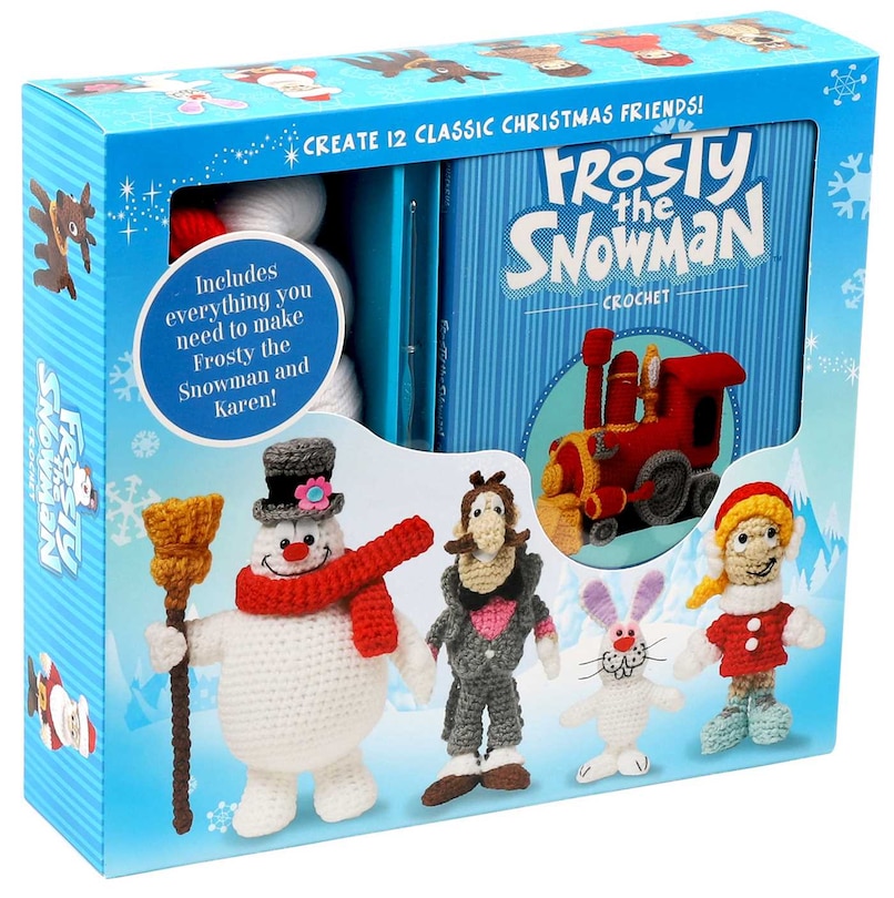 Front cover_Frosty the Snowman Crochet