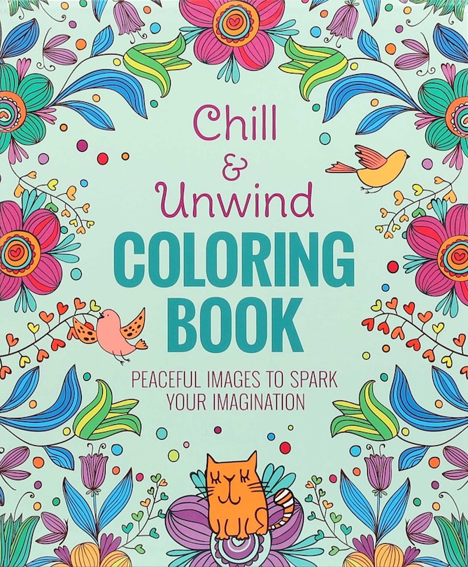 Front cover_Chill & Unwind Coloring Book