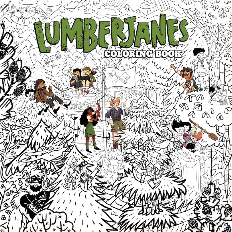 Couverture_Lumberjanes Coloring Book
