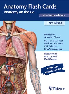 Couverture_Anatomy Flash Cards, Latin Nomenclature