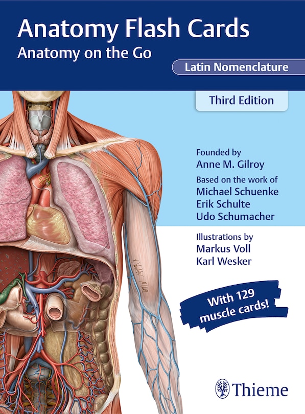 Couverture_Anatomy Flash Cards, Latin Nomenclature