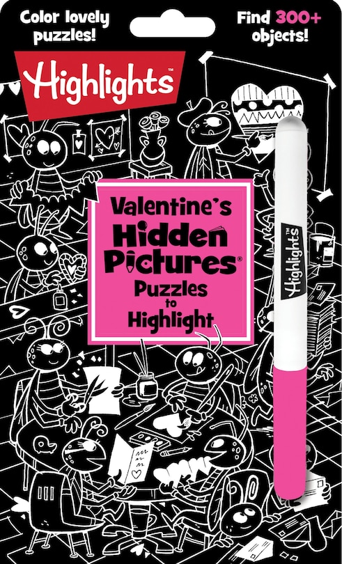 Front cover_Valentine's Hidden Pictures Puzzles to Highlight