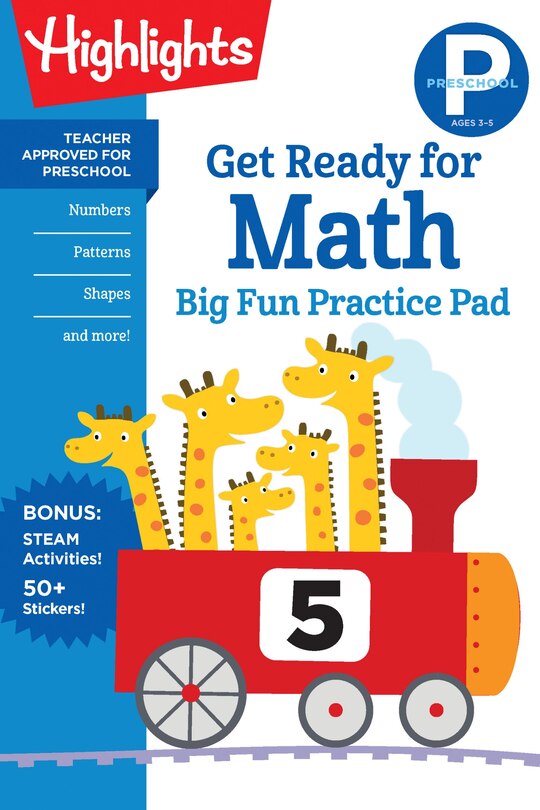 Front cover_Preschool Get Ready For Math Big Fun Practice Pad