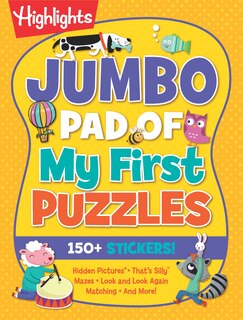 Couverture_Jumbo Pad Of My First Puzzles