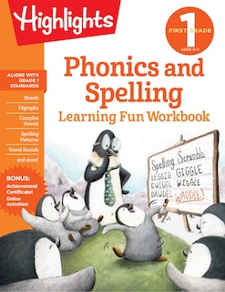 Front cover_First Grade Phonics And Spelling