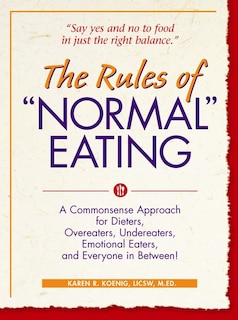 Front cover_The Rules of Normal Eating