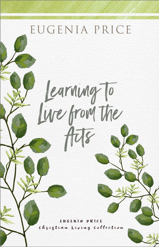 Front cover_Learning To Live From The Acts