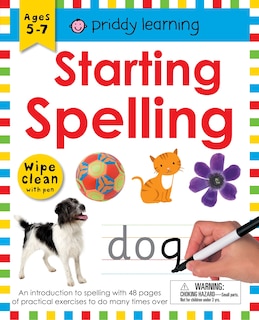 Front cover_Wipe Clean Workbook: Starting Spelling