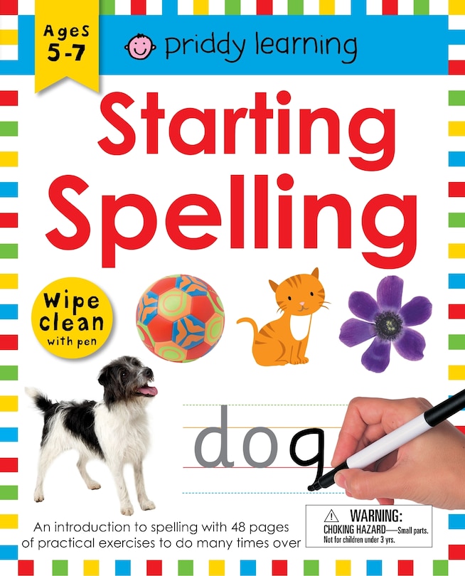 Front cover_Wipe Clean Workbook: Starting Spelling