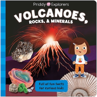 Front cover_Priddy Explorers: Volcanoes, Rocks, and Minerals