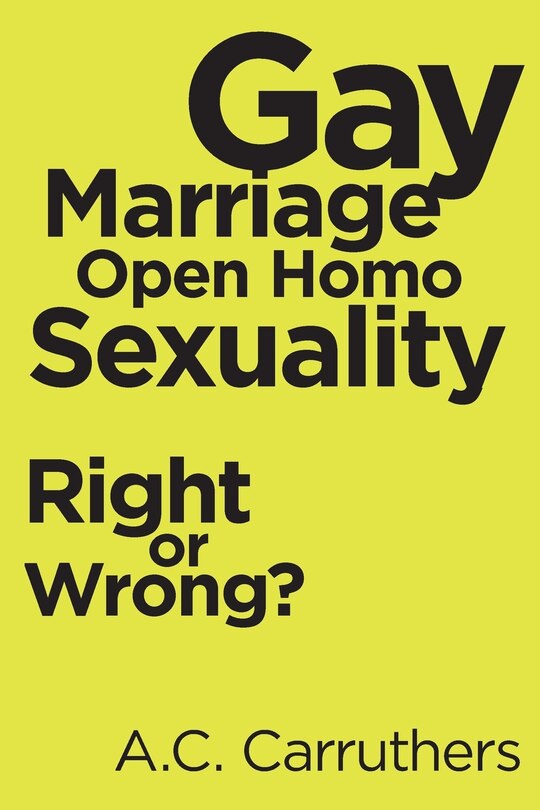 Front cover_Gay Marriage-Open Homo Sexuality