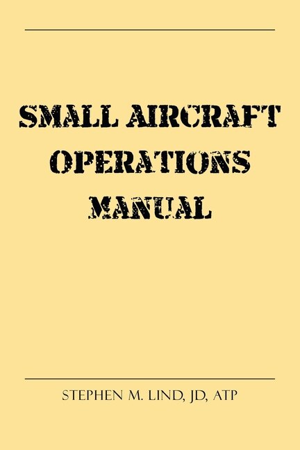 Front cover_Small Aircraft Operations Manual