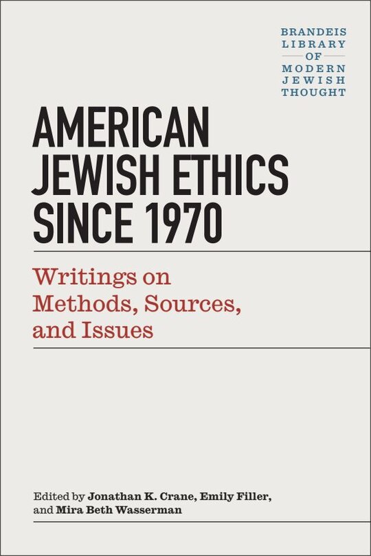 Couverture_Modern Jewish Ethics since 1970