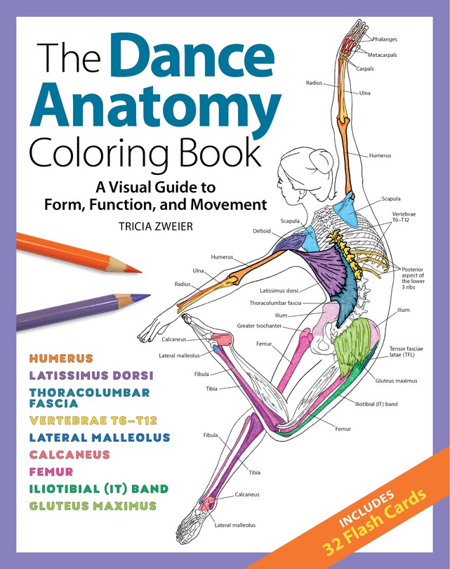 Front cover_Dance Anatomy Coloring Book