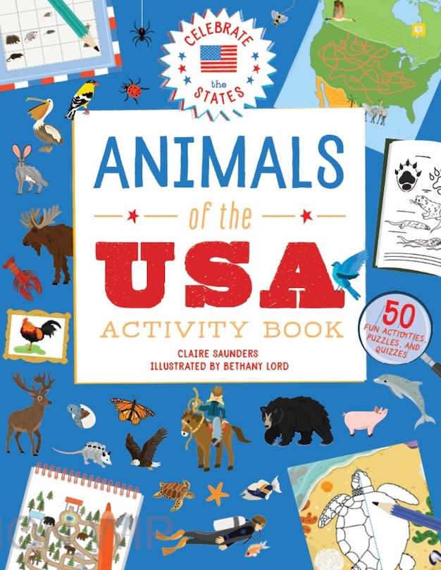 Front cover_Animals Of The Usa Activity Book