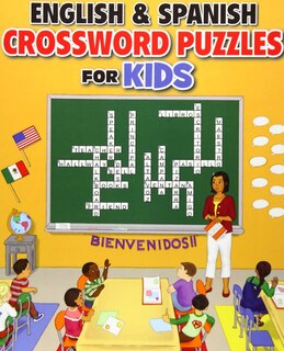 Front cover_English and Spanish Crossword Puzzles for Kids