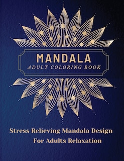Front cover_Mandala Adult Coloring Book