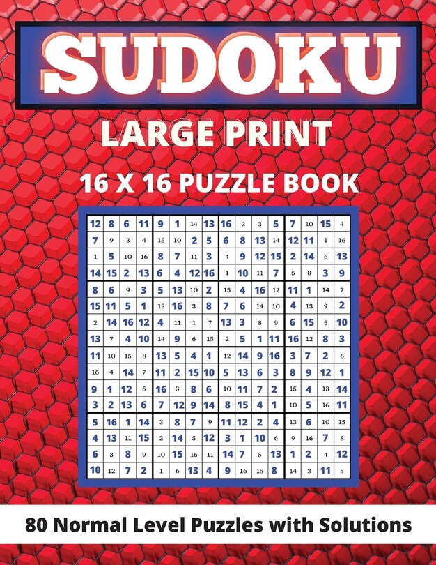 Couverture_Sudoku Large Print 16x 16